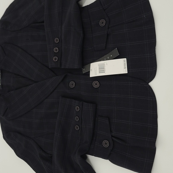 City Unltd. NWT Stretch Plaid Blazer/Suit Jacket Women's sz. 8 - Picture 4 of 13